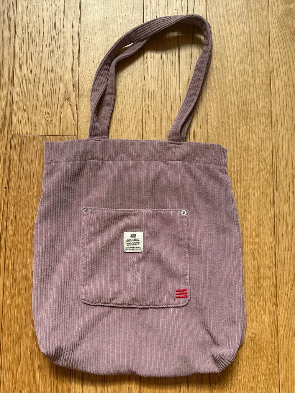 3/$15 BDG Ribbed Purple Tote Bag